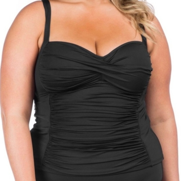La Blanca Swim La Blanca 8w Plus Size Island Goddess Over The